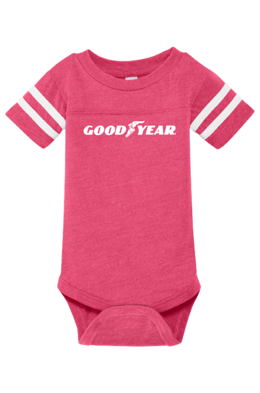 Goodyear Football Jersey Infant Onesie - Pink