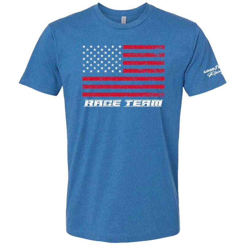 American Flag Race Team T-shirt