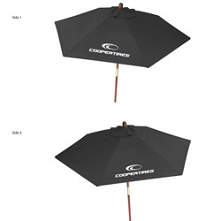 Image of 7 Foot Wood Market Umbrella